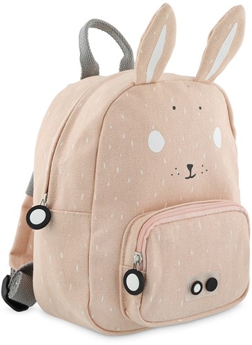 Trixie mochila escolar pequeña Mrs. Rabbit repelente al agua rosa-3