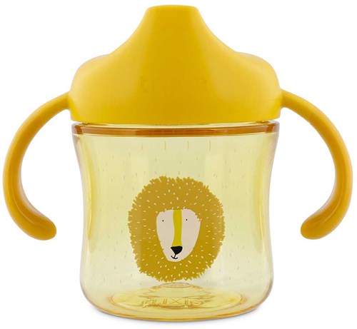 Trixie vaso con boquilla y asas - taza Mr. Lion Tritan antigoteo