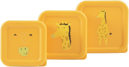 Trixie set de cajas para snacks 3 piezas Mr. Giraffe - lunchbox niños sin BPA-3