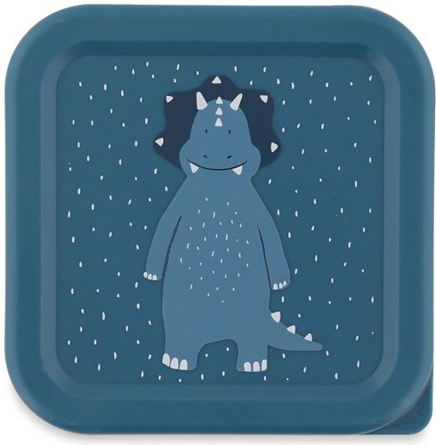 Trixie set de cajas para snacks - 3 piezas fiambreras Mr. Triceratops azul