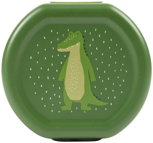 Trixie set de cajas para snacks con clip - Mr. Alligator - 2 unidades - Sin BPA - Niños