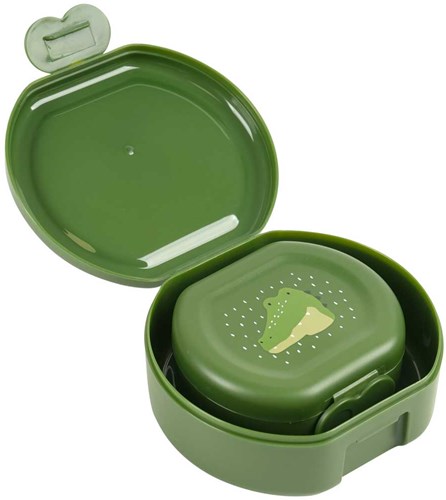 Trixie set de cajas para snacks con clip - Mr. Alligator - 2 unidades - Sin BPA - Niños-3