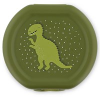Trixie set de cajas para snacks con clip - Mr. Dino - sin BPA - para escuela y viajes