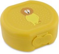 Trixie set de cajas para snacks con clip - Mr. Lion - Fiambrera amarilla para niños - Sin BPA-3