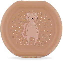 Trixie set de cajas para snacks - fiambrera con clip Mrs. Cat - rosa sin BPA
