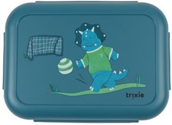 Trixie fiambrera con clips - caja de almuerzo de acero Mr. Triceratops para niños
