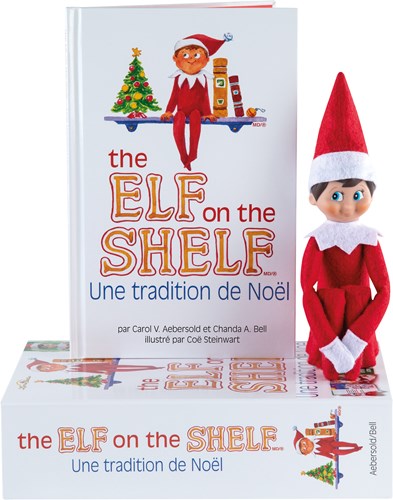 Elf On The Shelf elfo de Navidad niño francés con libro - juguete mágico