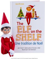 Elf On The Shelf elfo de Navidad niño francés con libro - juguete mágico-3