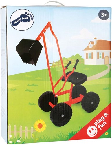 Small Foot excavadora juguete con ruedas para arenero y jardín