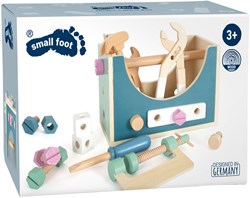 Small Foot  -  Houten Gereedschapskist Nordic 2in1, 28dlg.