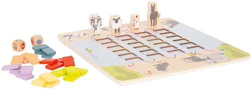Small Foot juego de puente de madera animales - juego de mesa cooperativo niños-3