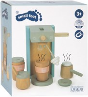 Small Foot set de barista de madera - cafetera de juguete para niños