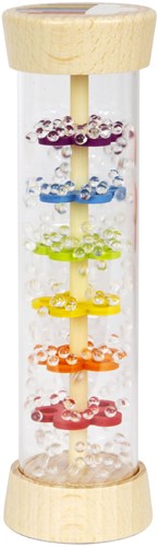 Juguete sensorial bastón de lluvia arcoíris de madera Small Foot-3