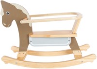 Small Foot caballo balancín juguete de madera con asiento y aro de seguridad-3