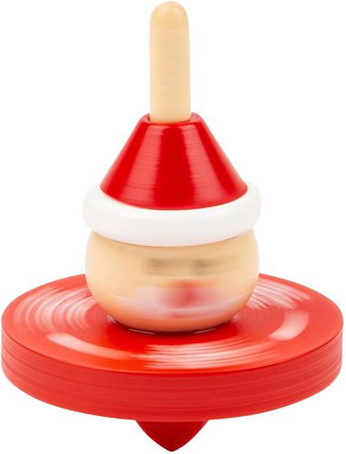 Small Foot peonza de madera juguete navideño - peonza de Navidad de madera para niños-2