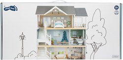 Small Foot casa de muñecas de madera Urban Villa con accesorios 13 piezas
