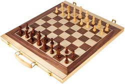 Small Foot - Houten Schaakspel en Backgammon