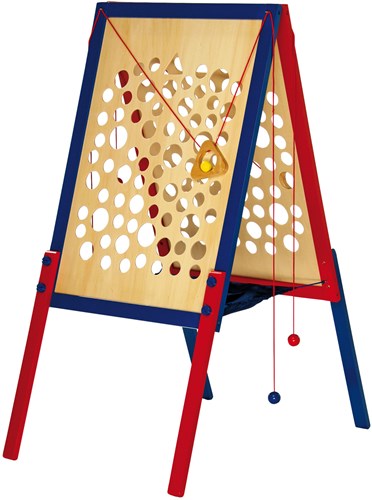 Small Foot pared de escalada de madera XXL juego de agilidad para niños