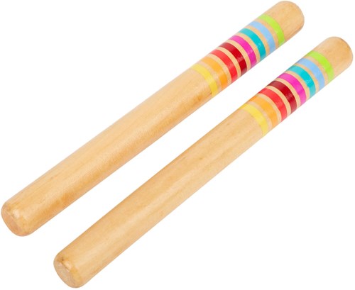 Small Foot baquetas de madera instrumento musical para niños educativo-2