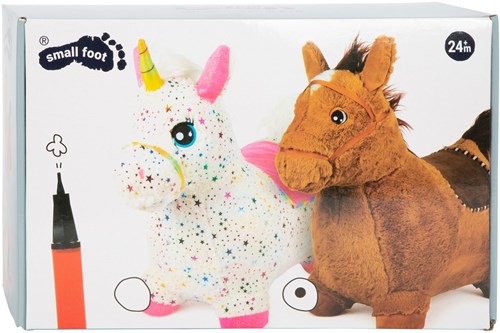 Small Foot caballo saltarín peluche - juguete pony niños saltador