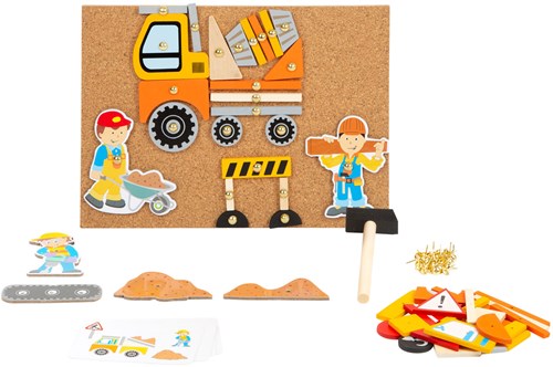 Small Foot juego de martillo obra - set creativo de construcción juguete-2