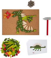Small Foot juego de martillo juguete de madera naturaleza y animales creativo-3