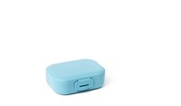 Amuse caja de snacks azul claro - fiambrera compacta para snacks y fruta