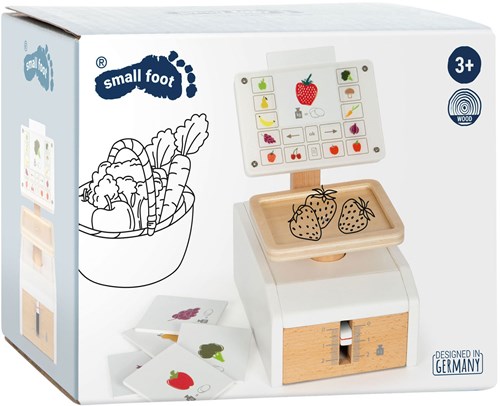 Small Foot balanza de juguete de madera - accesorio tienda juego de rol