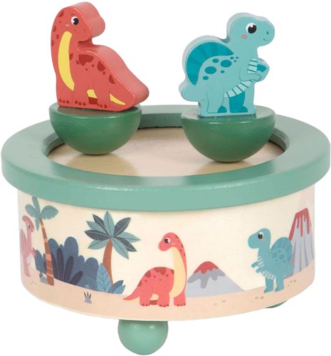 Small Foot caja de música de madera dinosaurio - juguete infantil certificado FSC