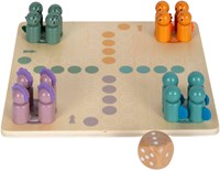 Small Foot juego de mesa de madera Dino - Ludo para niños
