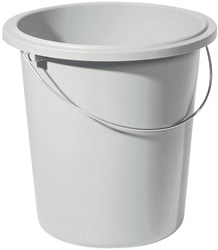 Curver cubo gris claro 10 litros cubo de limpieza de plástico