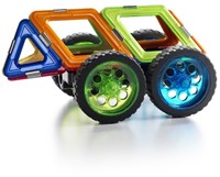 GeoSmart set de construcción magnética Wheel Set con ruedas y motor-2