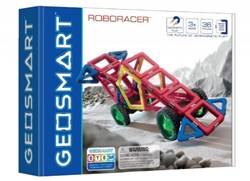 GeoSmart set de construcción magnética Roboracer coche STEM