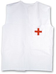 Egmont Toys Delantal de doctora con gorro 54x44 cm