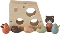 Egmont Toys Caja de madera con forma de queso 17x65x 13 cm