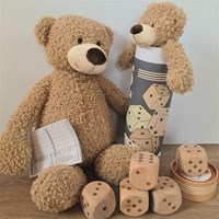 Egmont Toys 5 dados de madera 35 cm-2
