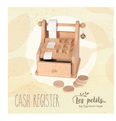 Egmont Toys Caja registradora de madera 12x12x14 cm-2
