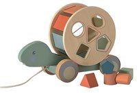 Egmont Toys Marco de madera tortuga con bloque 27x10x19 cm