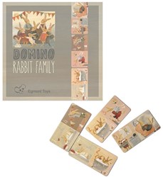 Egmont Toys juego de dominó Familia conejo - juguete educativo cartón