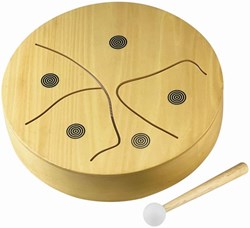 Egmont Toys tambor de madera - instrumento musical para niños 26 cm