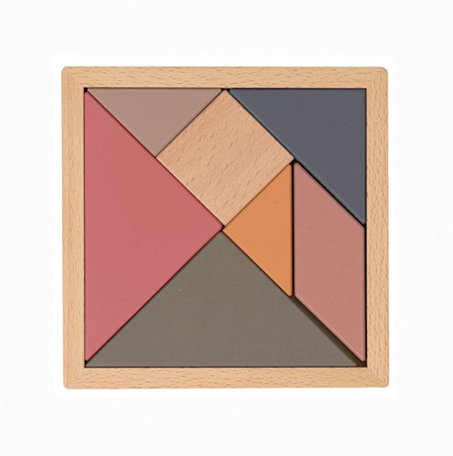 Egmont Toys tangram de madera juego educativo 15x15x1 cm multicolor