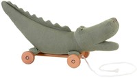 Egmont Toys cocodrilo de madera para arrastrar - juguete educativo para niños pequeños