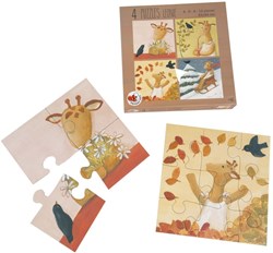 Egmont Toys puzzle Leonie - cartón FSC - 4-12 piezas - juguete educativo