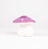 Egmont Toys hucha seta lila 11 cm decoración habitación infantil