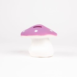 Egmont Toys hucha seta lila 11 cm decoración habitación infantil