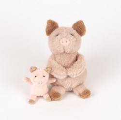Egmont Toys peluche cerdito con bebé - juguete suave cerdo 0+