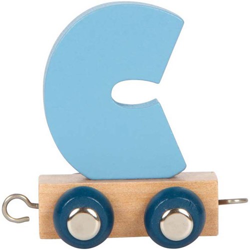 Small Foot tren de letras de madera Polar - juguete de madera letra C