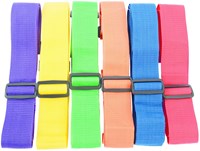 Megaform cintas de equipo ajustables 6 piezas - Bandas deportivas naranjas