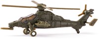 Siku helicóptero militar juguete verde metal y plástico