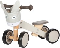 Small Foot bicicleta de equilibrio de madera burro con bolsa de manillar - gris - juguete para niños pequeños-2
